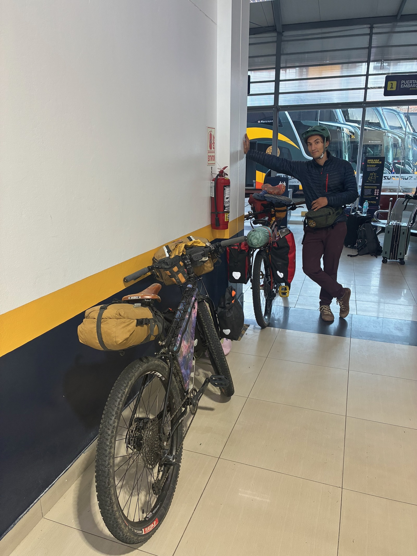 The bikes are put together and we're ready to go!