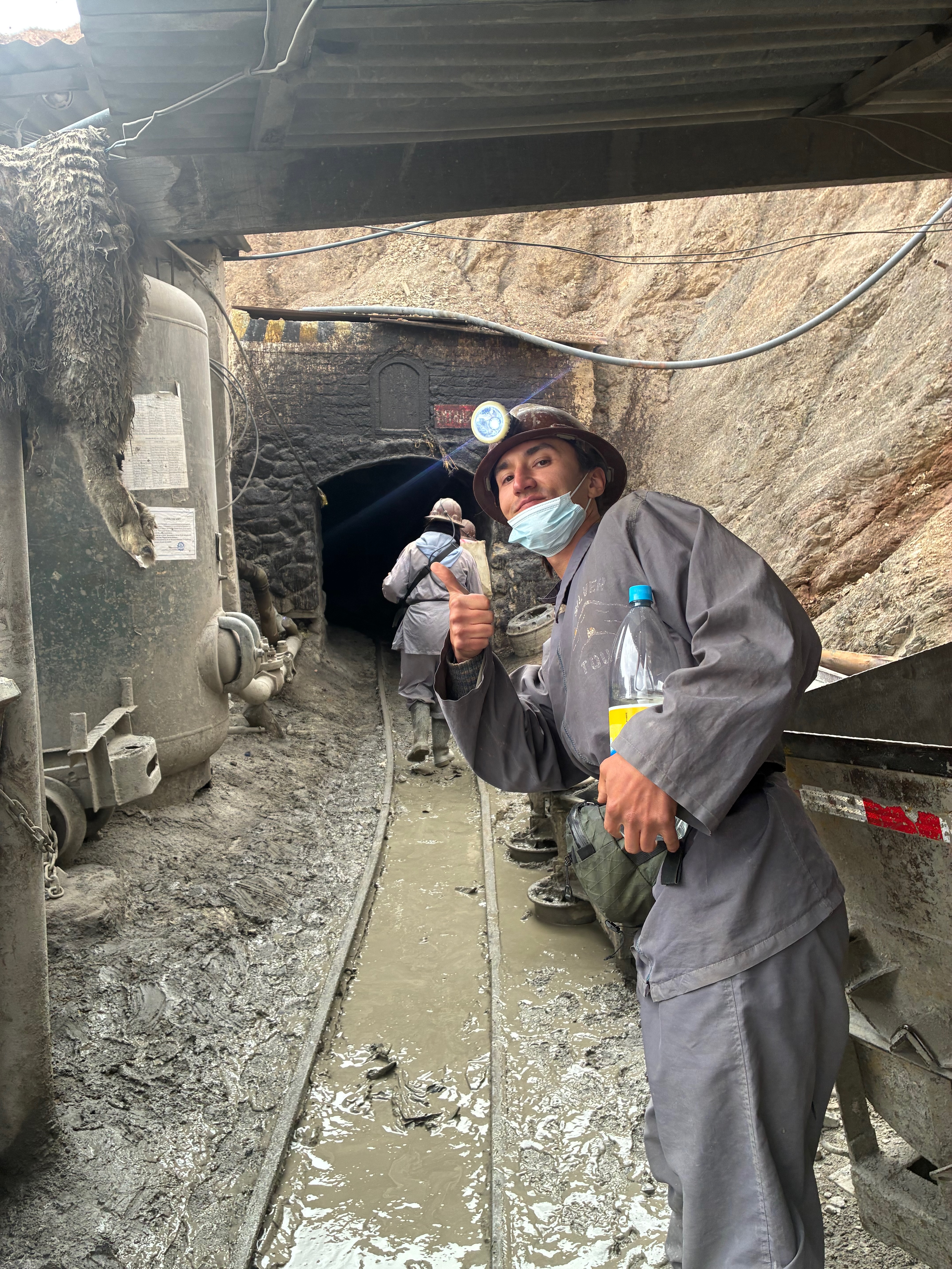 entering mine
